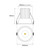 Faro da Incasso 18W Foro Ø90mm Bianco IP40 CCT BRIDGELUX LED 3 Parabole