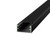 Profilo Mini 1m e 2m (per striscia LED) - Nero