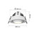 Faro LED da Incasso 12W, Foro Ø75mm, CCT, PHILIPS Certadrive, CLASSE II