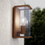 Applique Corten Mattone E27, IP54 per Esterni - Serie PRISM