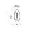 Lampada LED E14, 4W a Filamento, C35, No Flickering