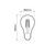 Lampada LED E27 8W a Filamento Ambrata, Dimmerabile - A60