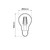 Lampada LED E27 4W a Filamento 1800K, No Flickering - A60