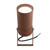Faretto con Picchetto e Supporto GU10 in Alluminio e Vetro - Corten