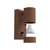 Applique cilindrica da Esterno IP65 GU10 con sensore Movimento - Corten Applique cilindrica da Esterno IP65 GU10 con sensore Movimento - Corten