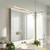 Lampada LED da Specchio 60cm Cromata 12W IP54 Tripla Installazione