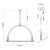 Kit di Sospensione a Y per Pannelli LED 4 Cavi