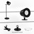 Lampada LED CCT Ricaricabile e Orientabile da Muro o da Tavolo