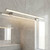 Lampada LED da Specchio 78cm 14W Cromata IP44 Stondata Tripla Installazione