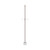 Kit 2 Pali Componibili 2,4m Corten per Catenarie Luminose con Picchetto