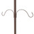 Kit 2 Pali Componibili 2,4m Corten per Catenarie Luminose con Picchetto