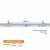 Striscia LED Digitale COB RGBW 24V 14W/m RUNNING Professionale IP65 - 5 metri