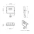 Faro LED 30W IP65 Nero con Sensore di Movimento e OSRAM chip LED