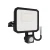 Faro LED 30W IP65 Nero con Sensore di Movimento e OSRAM chip LED