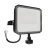 Faro LED 100W IP65 Nero con Sensore di Movimento e OSRAM chip LED