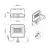 Faro LED 100W IP65 Nero con Sensore di Movimento e OSRAM chip LED