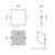 Pannello LED Quadrato 24W foro da 250 a 280mm CCT Bianco Variabile - LEDISENS