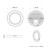 Plafoniera LED Rotonda 12W Ø165mm CCT Bianco Variabile - LEDISENS