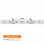 Striscia LED 24V 14,4W/m Luce Rossa - IP54 - 5 metri