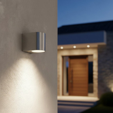 Aigostar Applique Da Parete Esterno IP65 In Alluminio Con Attacco GU10, Set Da 4, Per Giardino E Balcone – Lampadina Non Inclusa