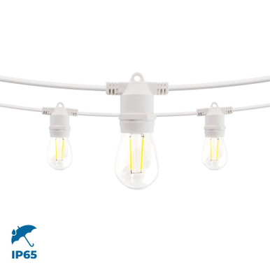 PORTALAMPADA E27 TERMOPLASTICO FILETTATO- - colore bianco - 10 pezzi