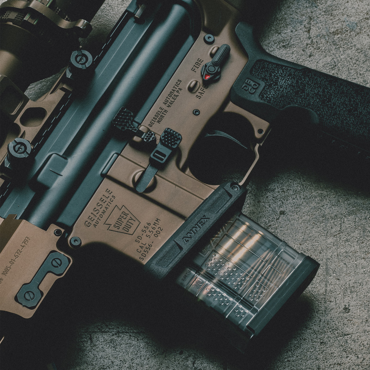 ANNEX ULTRALIGHT Flared Magwell -- FDE TAN -- Fits Most MILSPEC AR