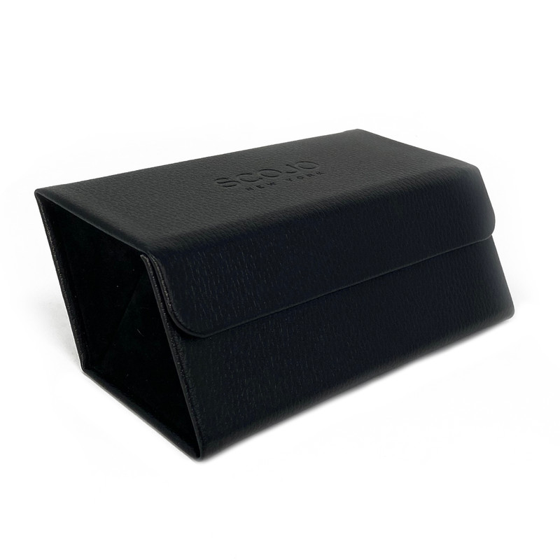 Scojo 2 Piece Folding Case Black Front View