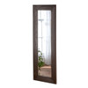 Oak Stained Wooden Narrow Mirror