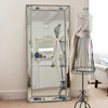 Image of Elisia Champagne Silver Beaded Mirror