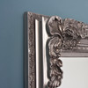 Image of Embellished Silver Design Mirror