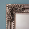Image of Embellished Silver Design Mirror