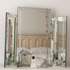 Image of Large Bevelled Dressing Table Triple Mirror