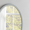 Image of Modern Oval Light Grey Mirror