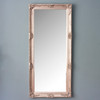 Image of Silver Antiqued Hatched Mirror