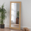 Solid Light Oak Wooden Mirror