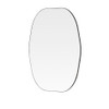 Oslo slimline mirror in Black