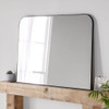 slimline overmantle mirror Black 110(w) x 80cm(h)