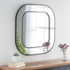 Large Radius luxe Mirror Black