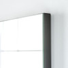 Simple square mirror black 80cm