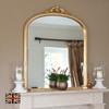 Image of  Victoria Antiqued Gold Overmantle