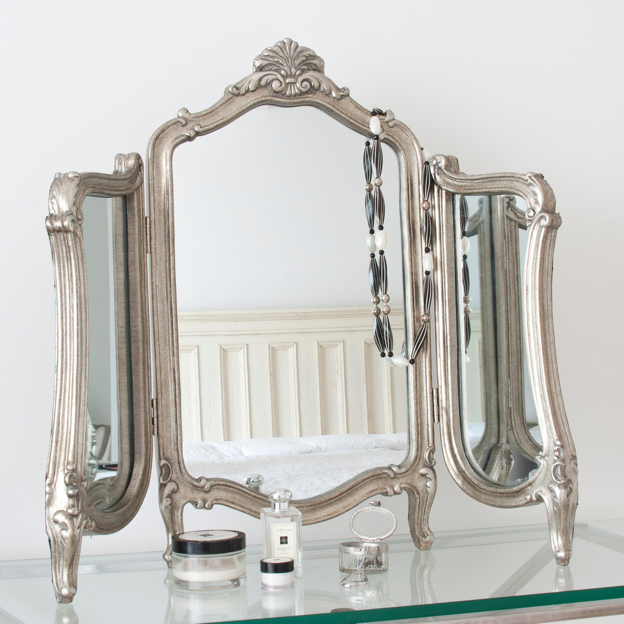 ornate table mirror
