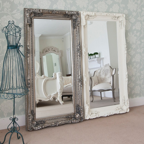 Image of Grand Silver Full Length Mirror