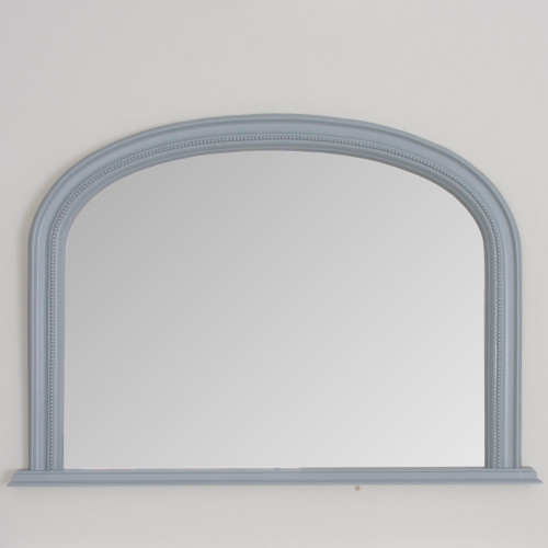 Image of Medium Grey Diana Overmantle Mirror