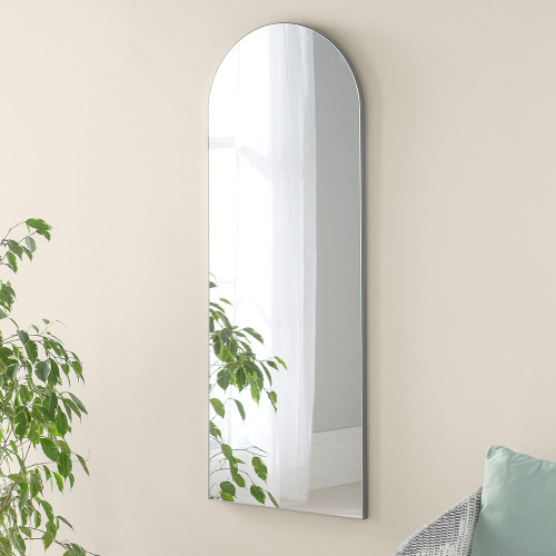 Full length Arch Mirror silver 120(h) x 45cm(w)