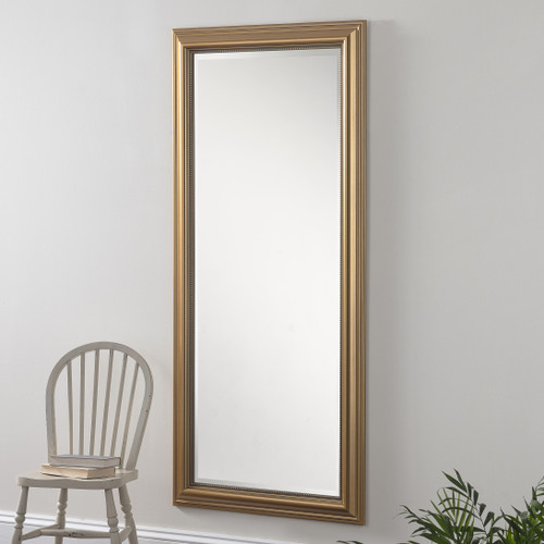 Franz Gold Full Length Rectangular Mirror