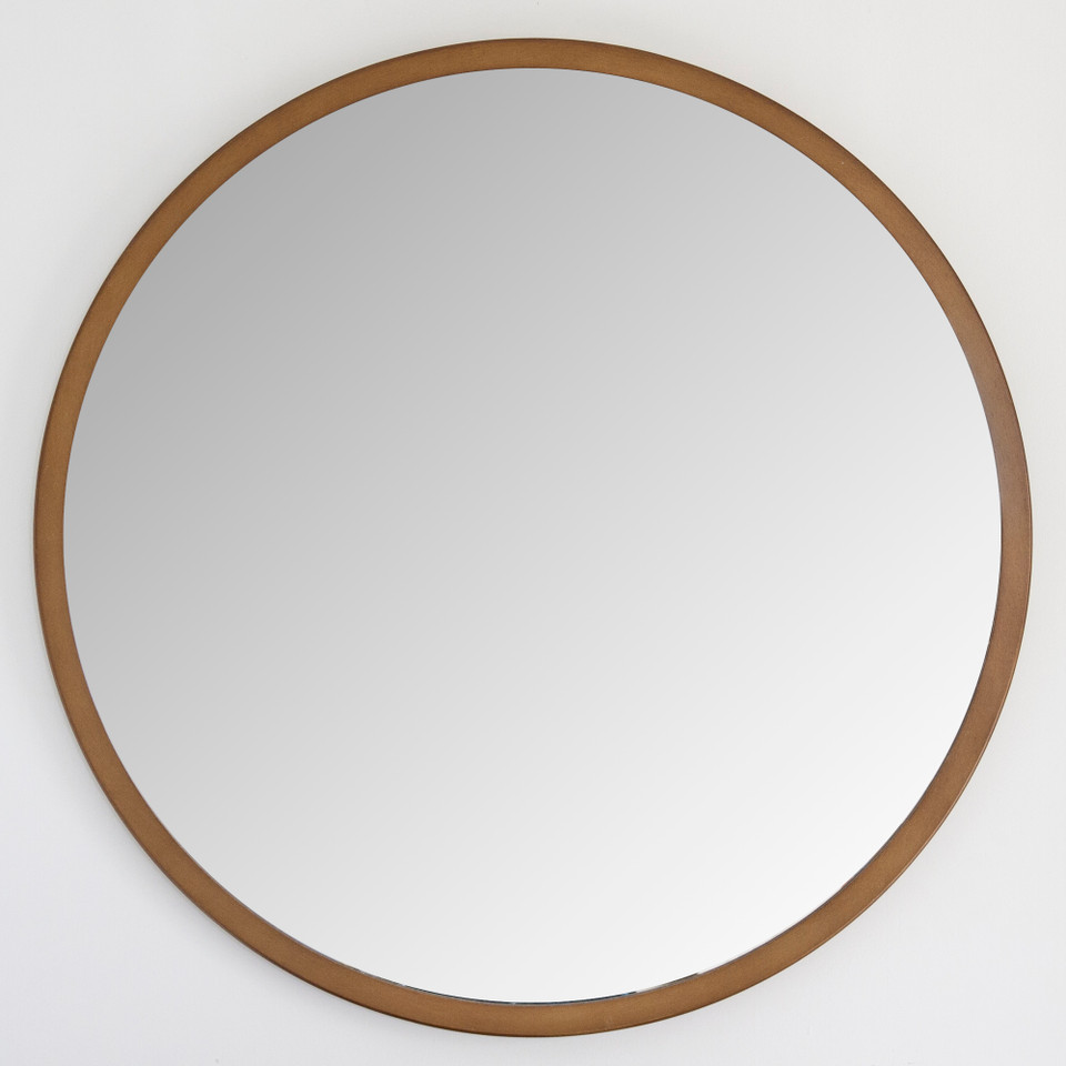 Modern Bronze Round Mirror | Circular Mirrors | Fast Free Delivery