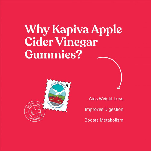 Kapiva Apple Cider Vinegar Gummies - 30 Gummies