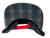 Red Mk7 style plaid printed snapback cap