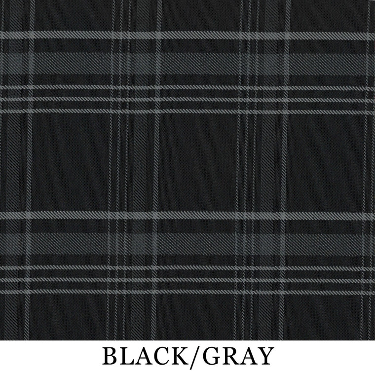 Golf GTI Plaid Fabric-Black/Gray