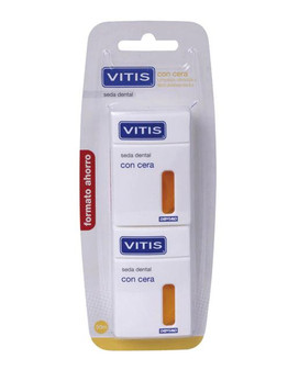 Vitis Seda Dental con Cera Pack 2 Unidades